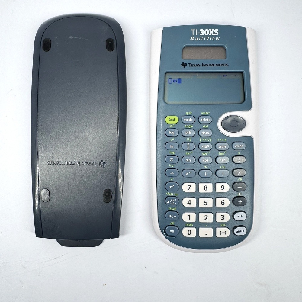 Texas‎ Instruments TI-30XS MultiView Scientific Calculator Blue Solar